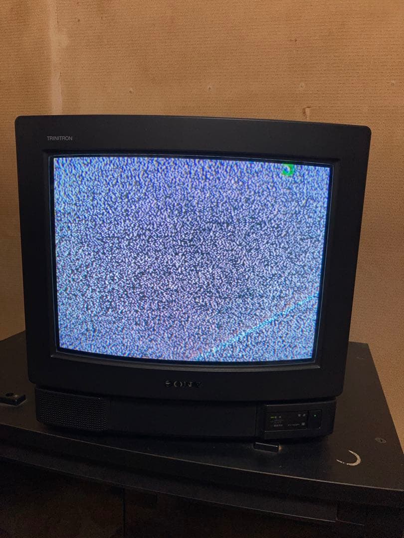 SONY TRINITRON ブラックブラウン管テレビ
