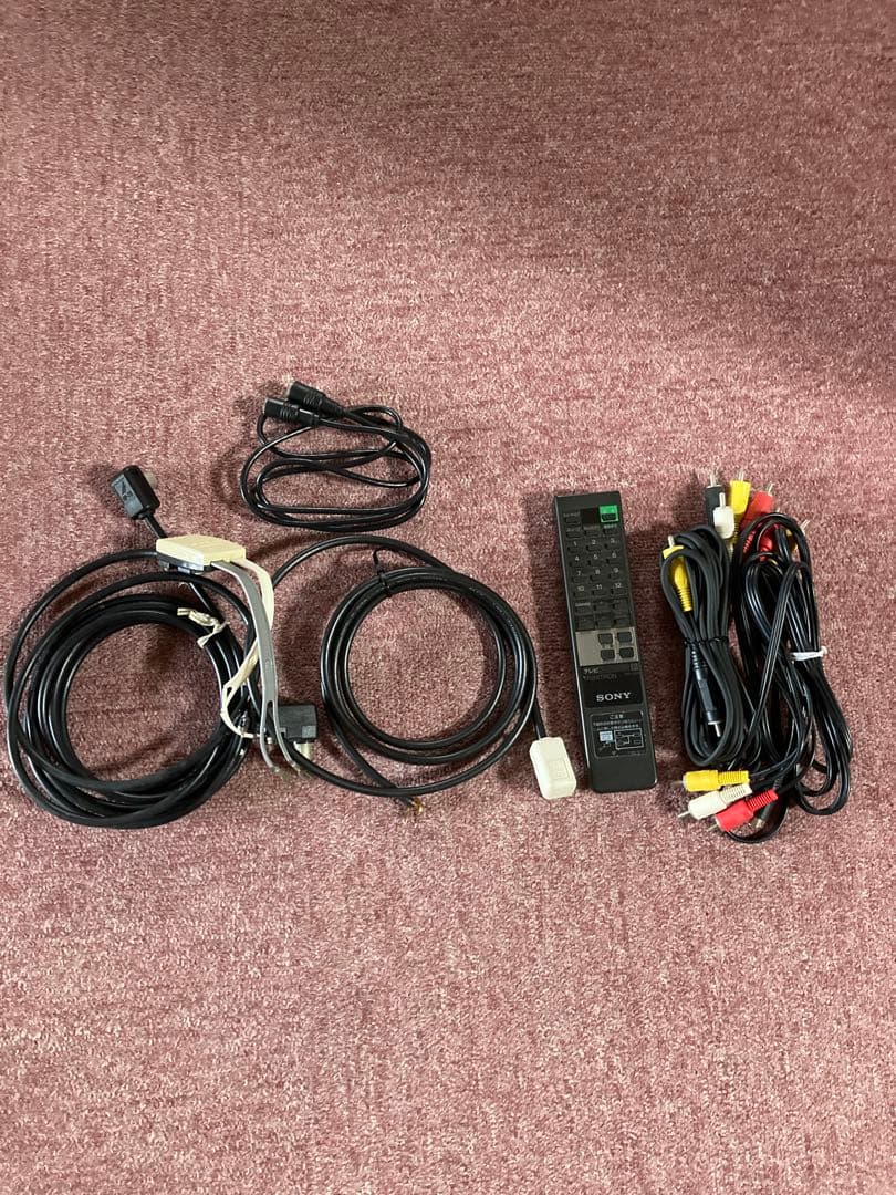 SONY TRINITRON ブラックブラウン管テレビ