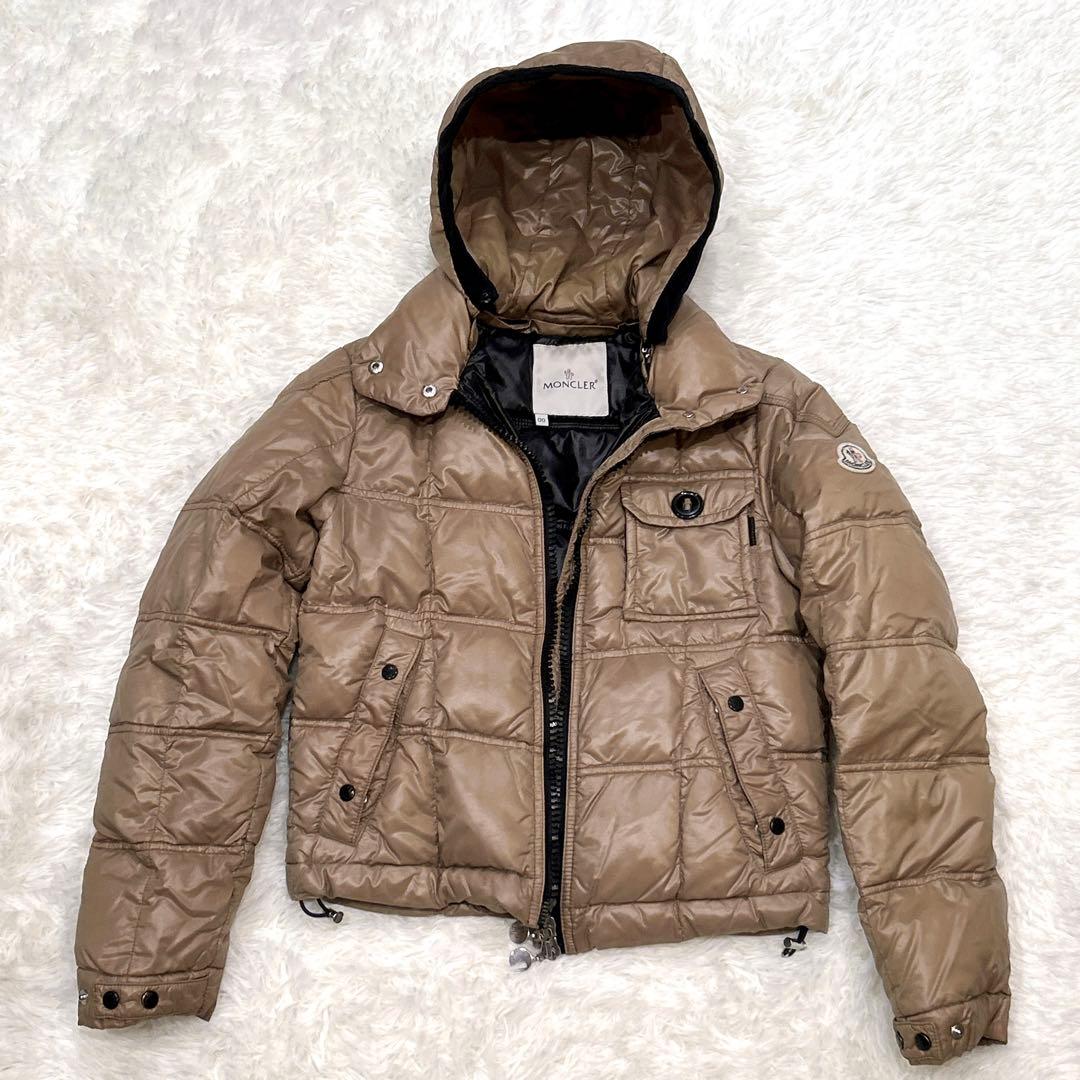 MONCLER モンクレール レディース フード ダウンジャケット ベージュ00