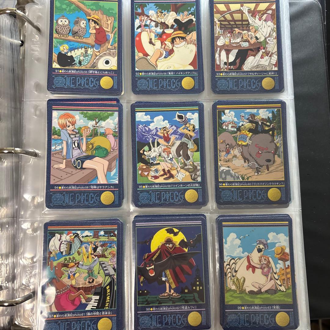 ワンピース　ビジュアルアドベンチャー　まとめ売り　大量　カードダス　セミコンプ