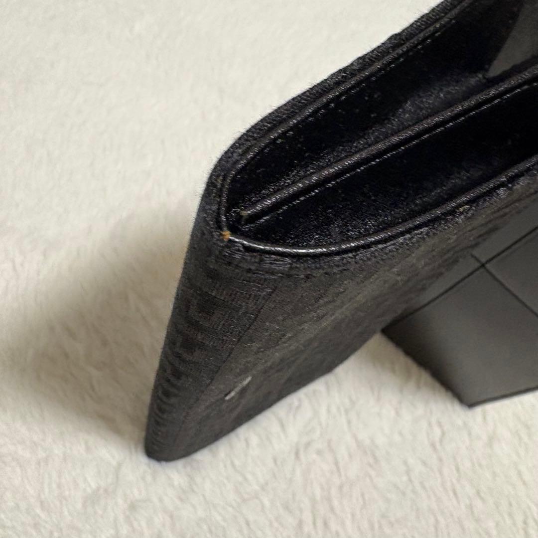 フェンディ FENDI ズッカ柄 長財布 キャンバス 未使用級美品