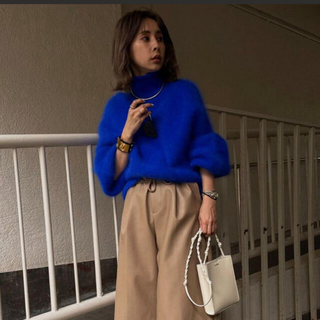 トップス POPPING COLOR ANGORA KNIT