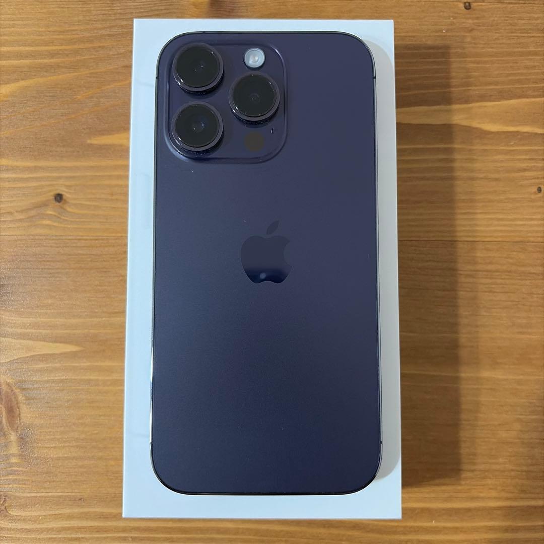 iPhone14pro 128GB ディープパープル SIMフリー　美品