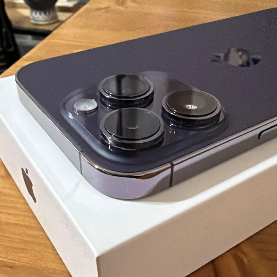 iPhone14pro 128GB ディープパープル SIMフリー　美品