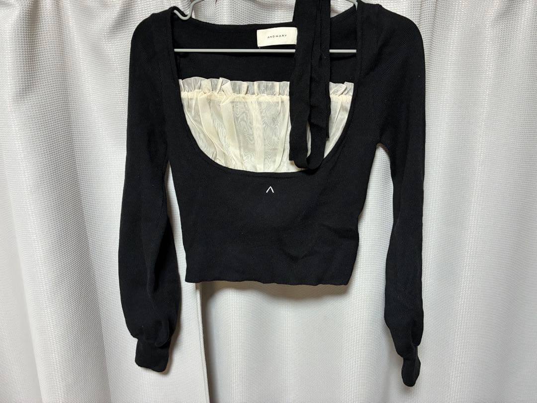 ANDMARY アンドマリー Mew frill tops