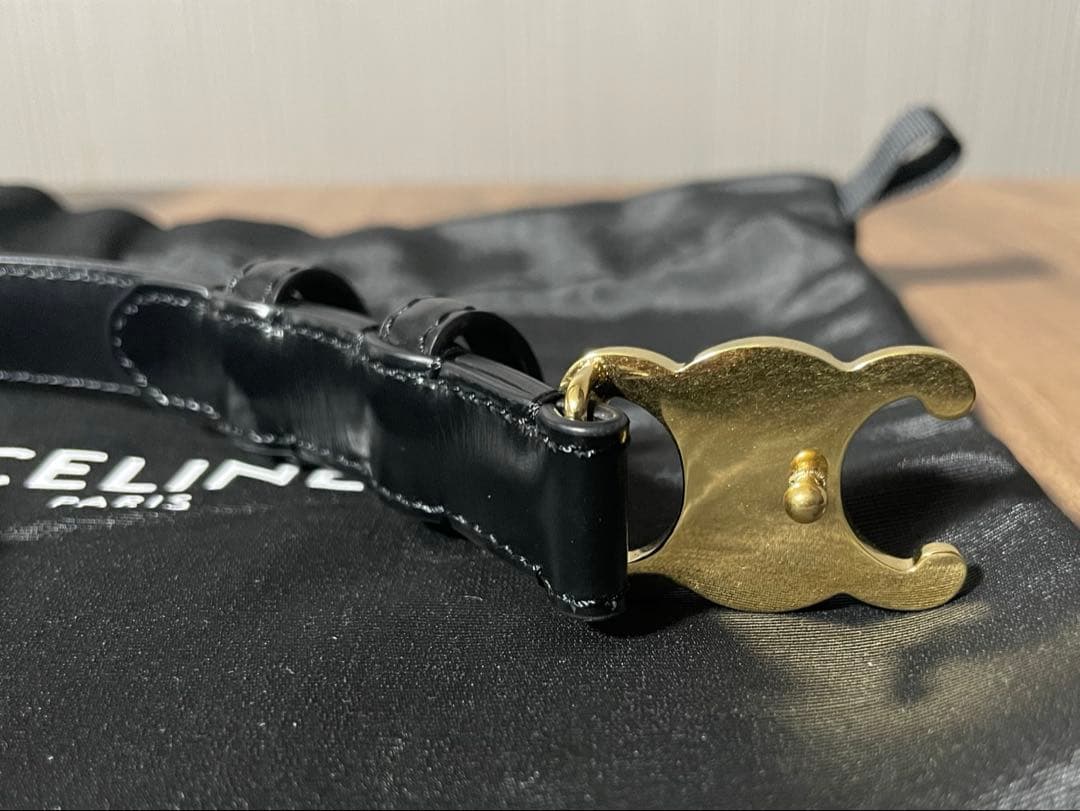 セリーヌ celine トリオンフ ベルト 70センチ レディース