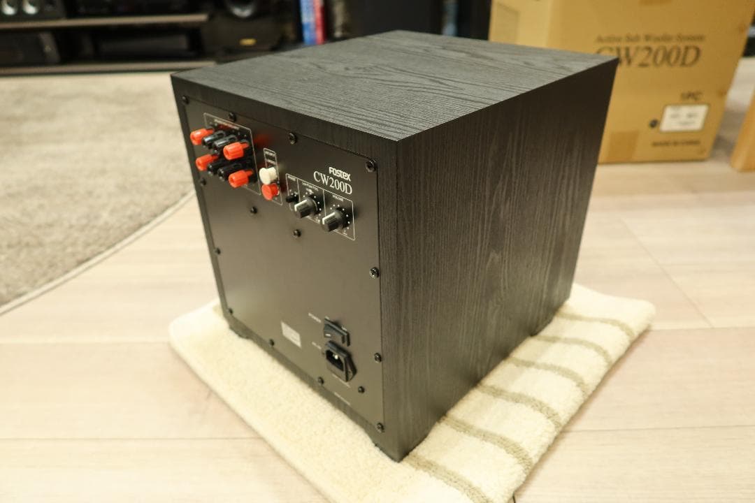 Fostex 密閉型 アクティブ・サブウーファー CW200D ☆ 超美品！