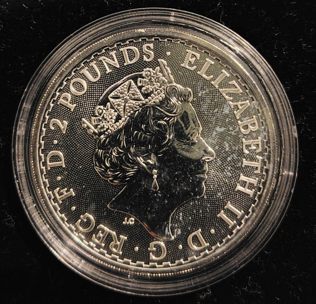 2021年製ブリタニア/ 1oz 銀貨 /エリザベス女王