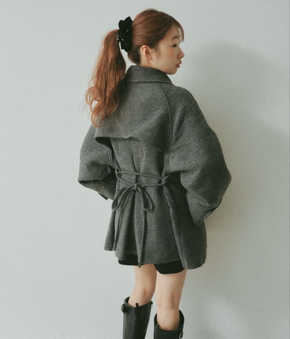 【新品タグ付き】Kastane ベスト付きダッフルフレアコート