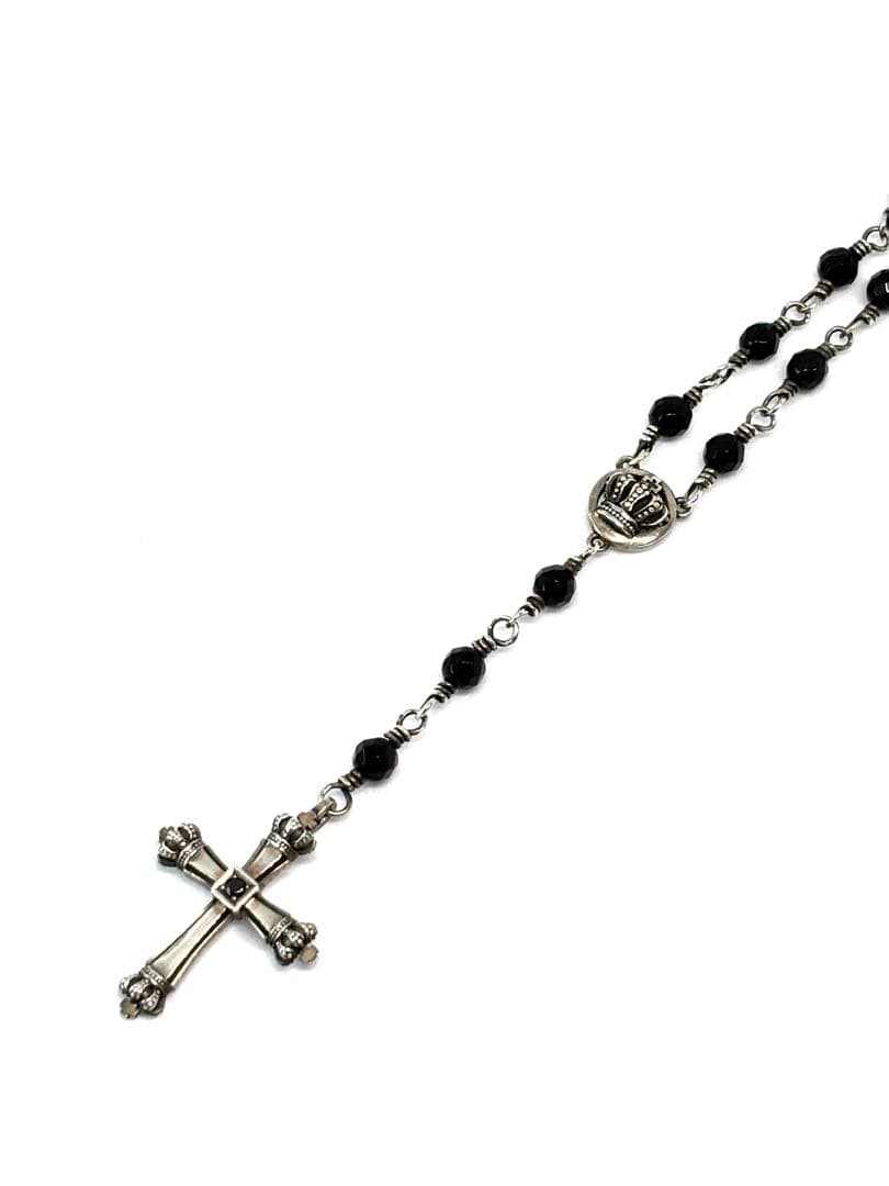 ジャズ 美品 廃盤品 ライオンハート ゴシック クラウン クロス ロザリオ