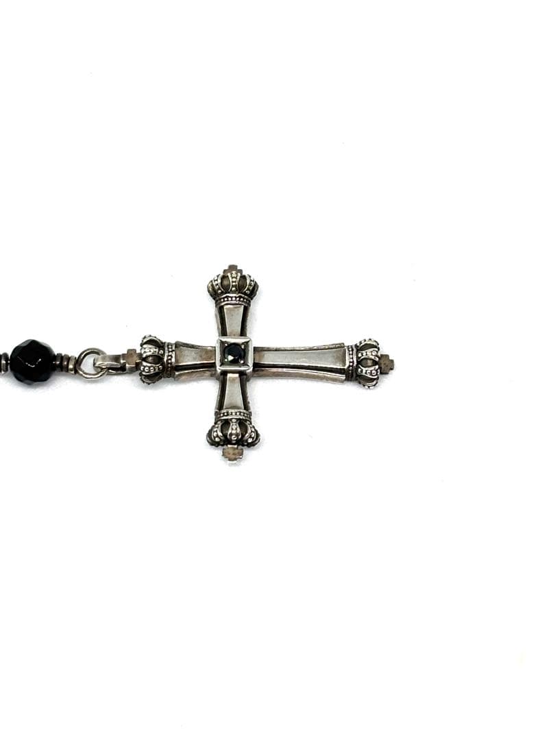 ジャズ 美品 廃盤品 ライオンハート ゴシック クラウン クロス ロザリオ