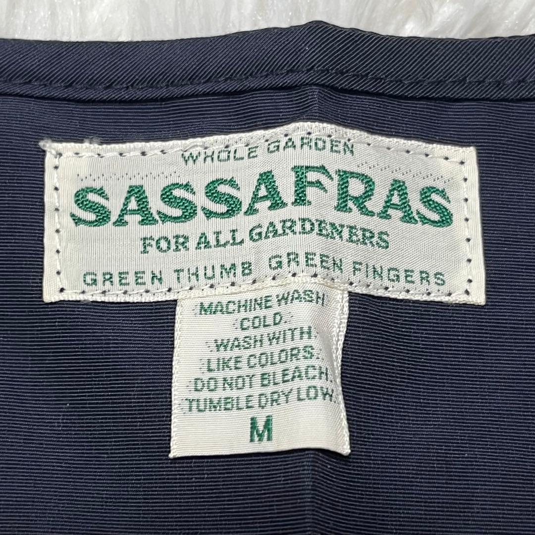 【SASSAFRAS】美品　ササフラス　メンズ　ベスト　重ね着　着回し　上質　M