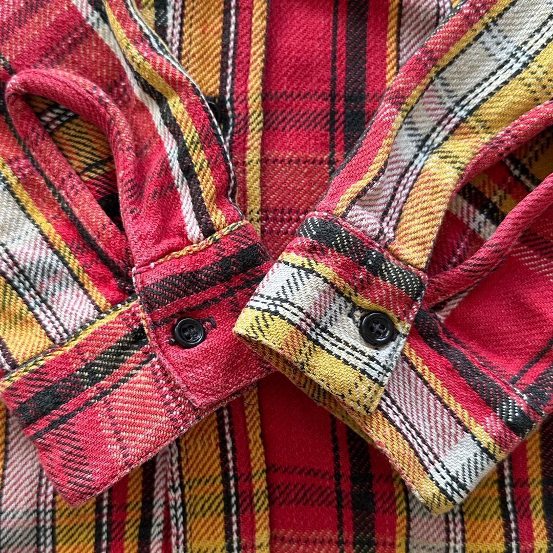 ネルシャツ 60s ファイブブラザー 森タグ 【L】 ヴィンテージ 60年代