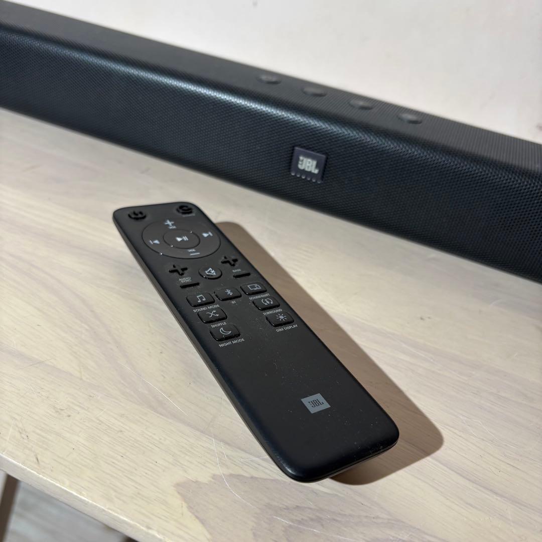 JBL サウンドバー ブラック リモコン付き