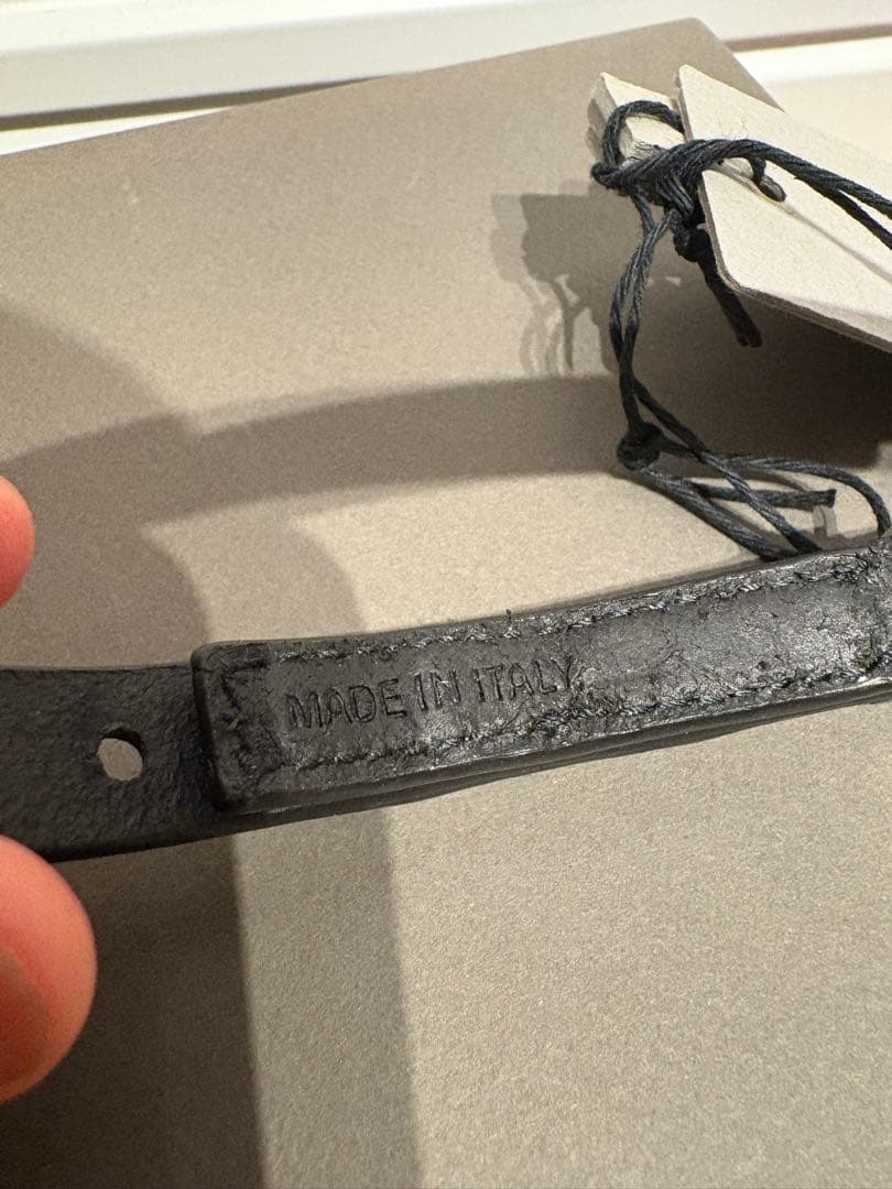 最終価格 Rick Owens ラインストーンレザーチョーカー