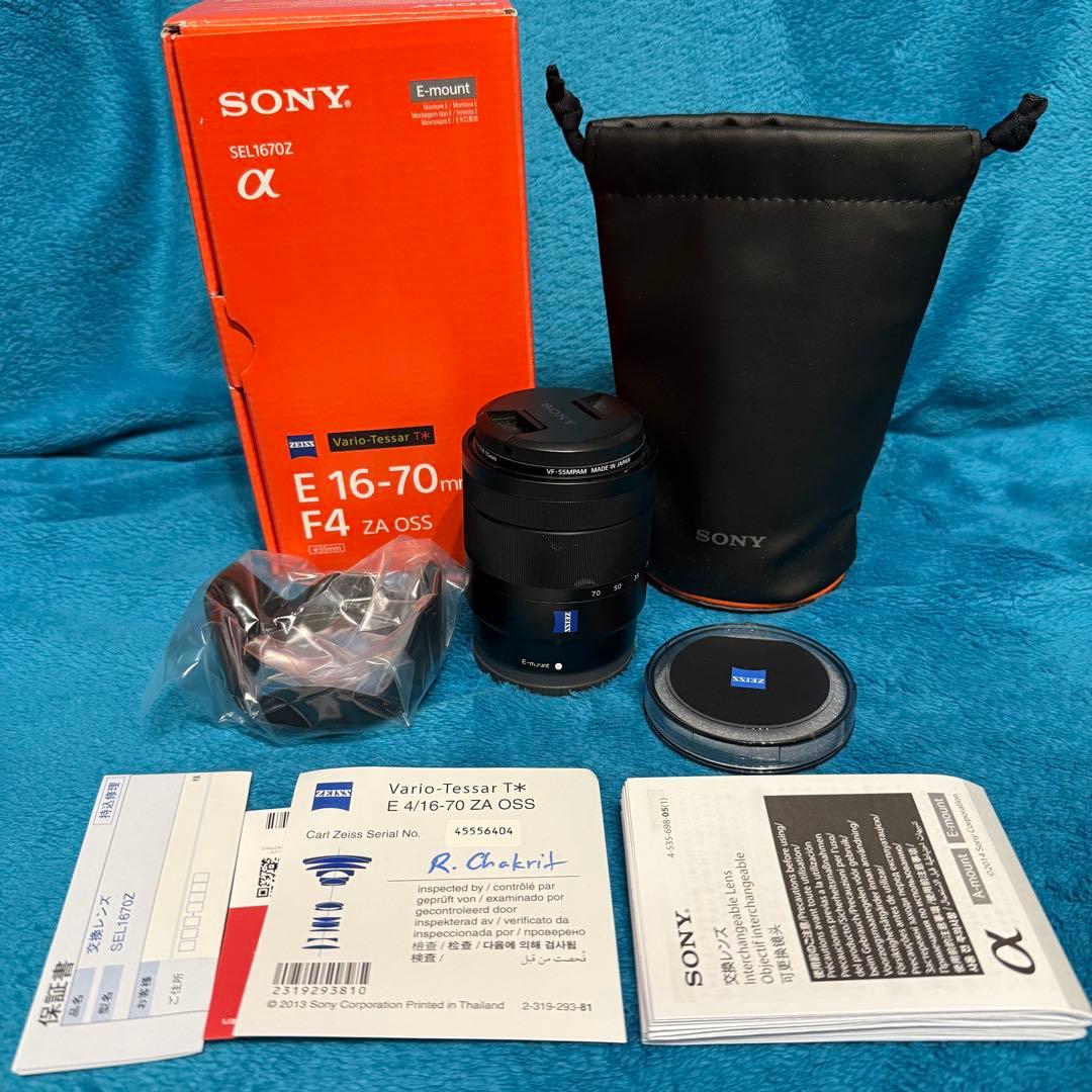 Sony E 16-70mm F4 ZA OSS ズームレンズ　SEL1670Z