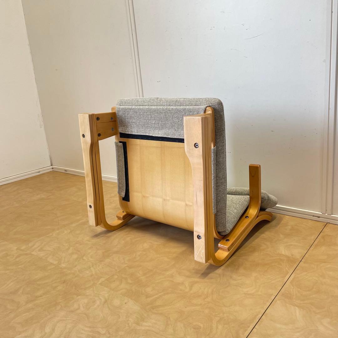 楽座椅子NEW クッション付 新日本木工 座椅子 チェア イス あぐら 通販生活