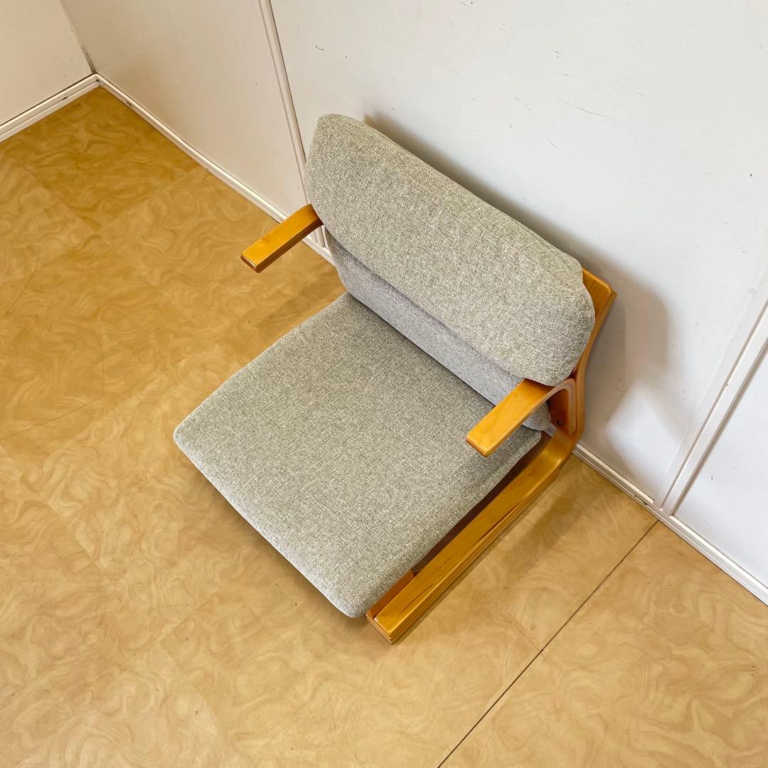 楽座椅子NEW クッション付 新日本木工 座椅子 チェア イス あぐら 通販生活