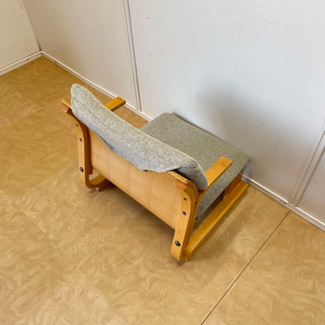 楽座椅子NEW クッション付 新日本木工 座椅子 チェア イス あぐら 通販生活