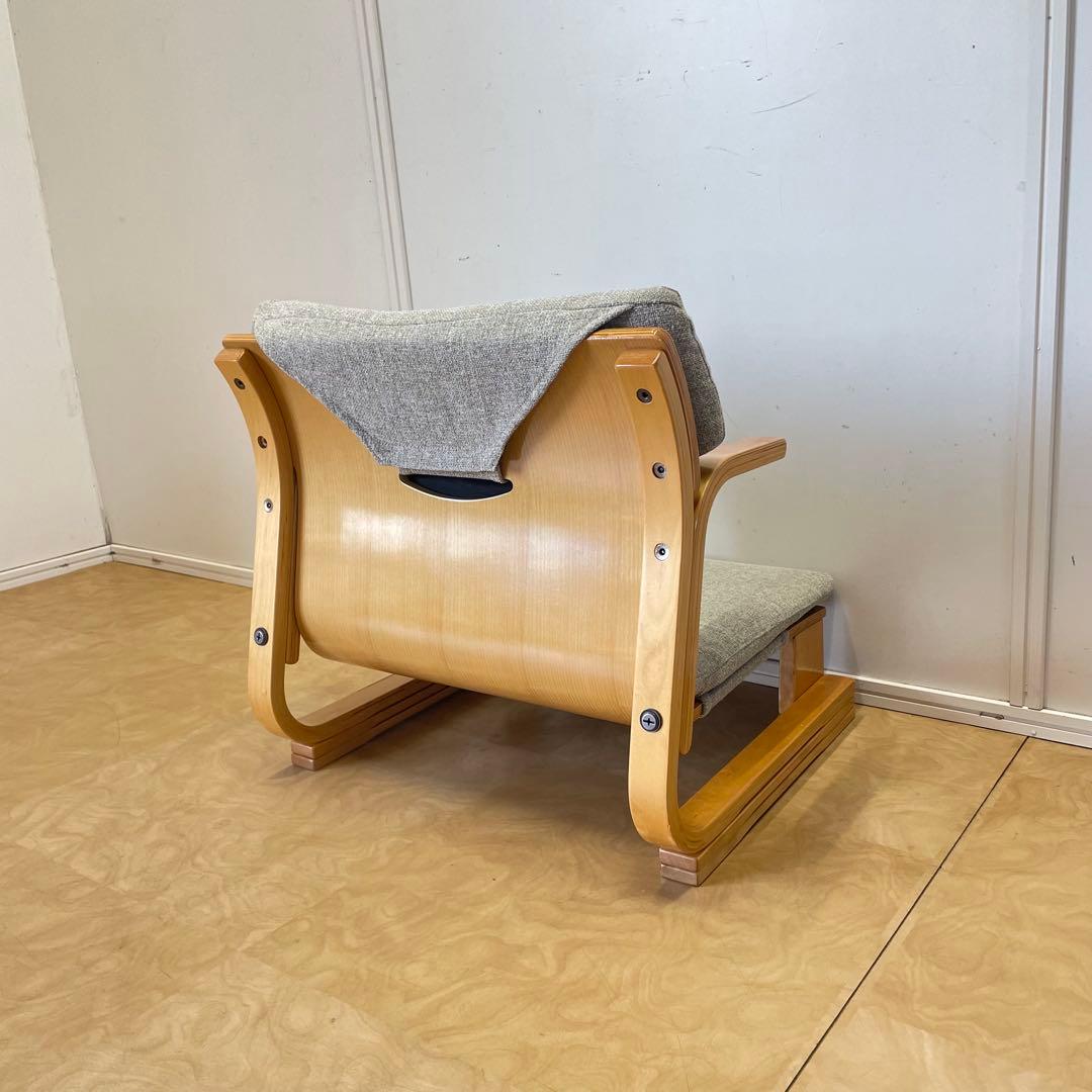 楽座椅子NEW クッション付 新日本木工 座椅子 チェア イス あぐら 通販生活