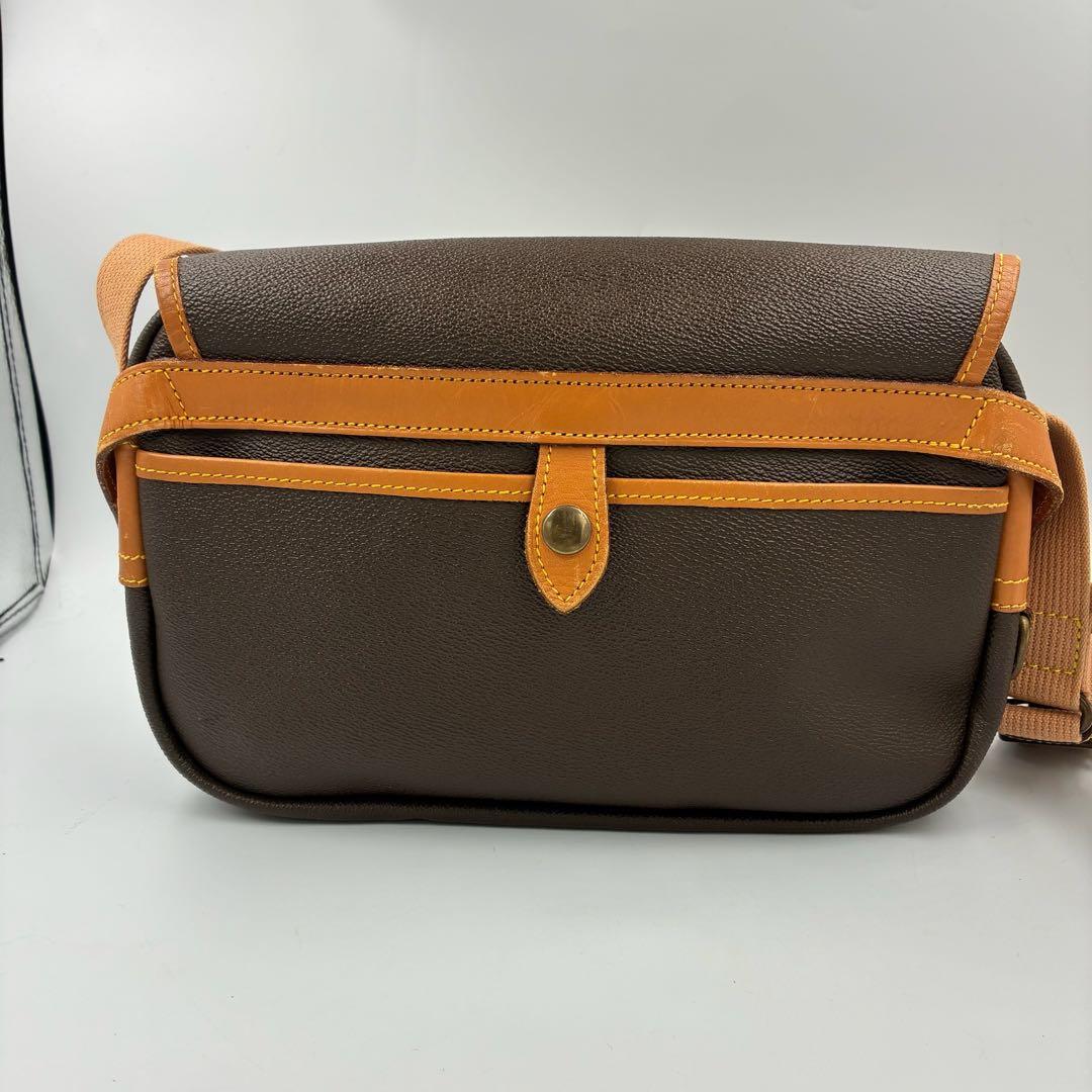 ハンティングワールド ショルダーバッグ メッセンジャー レザー　ブラウン