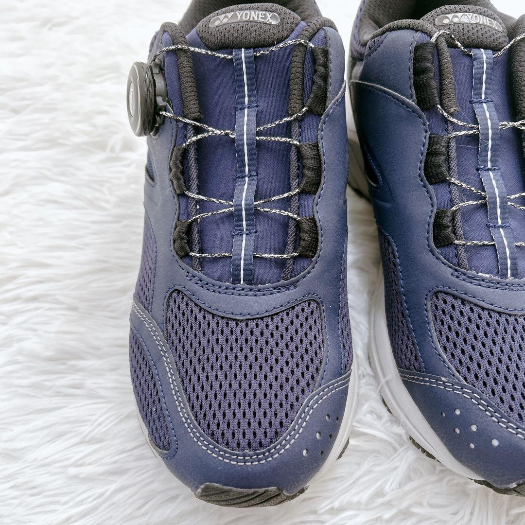 タグ付き YONEX ヨネックス パワークッション セーフラン900C ネイビー