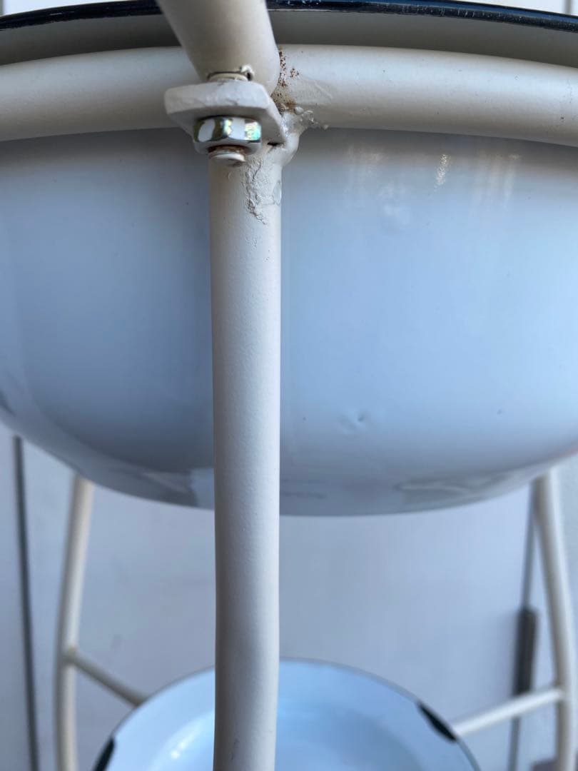 フレンチ カントリー ホーロー 洗面器&ウォッシュスタンド ボウル アンティーク