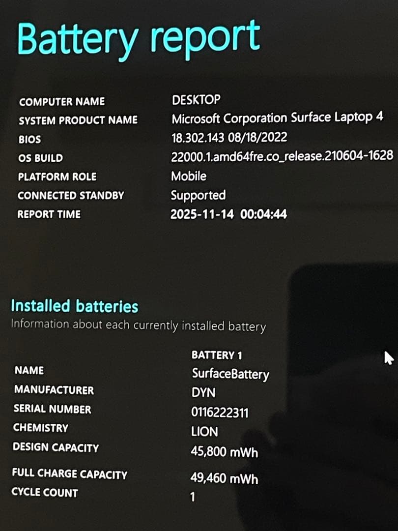 SurfaceLaptop4 13.5インチ メモリ16GBSSD256 超美品