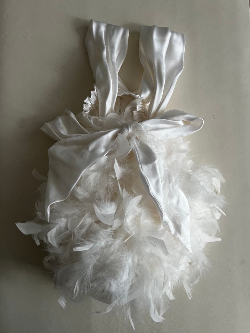 【90size】おしりふりふり　ロンパース ドレス