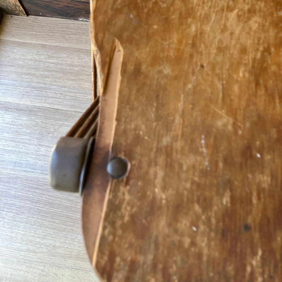 アンティーク　折り畳みたチェア　木製