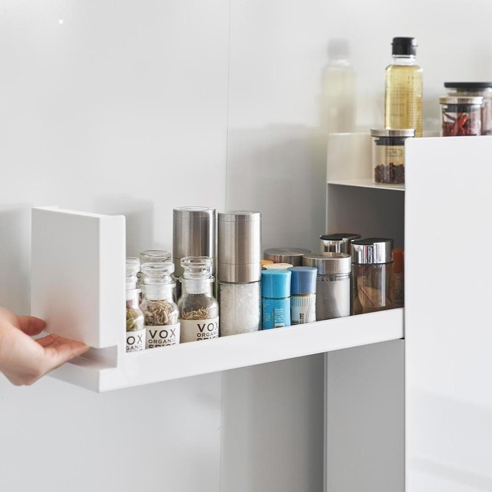 tower 隠せる調味料ラック 2段 白 ホワイト 山崎実業 4334 タワー