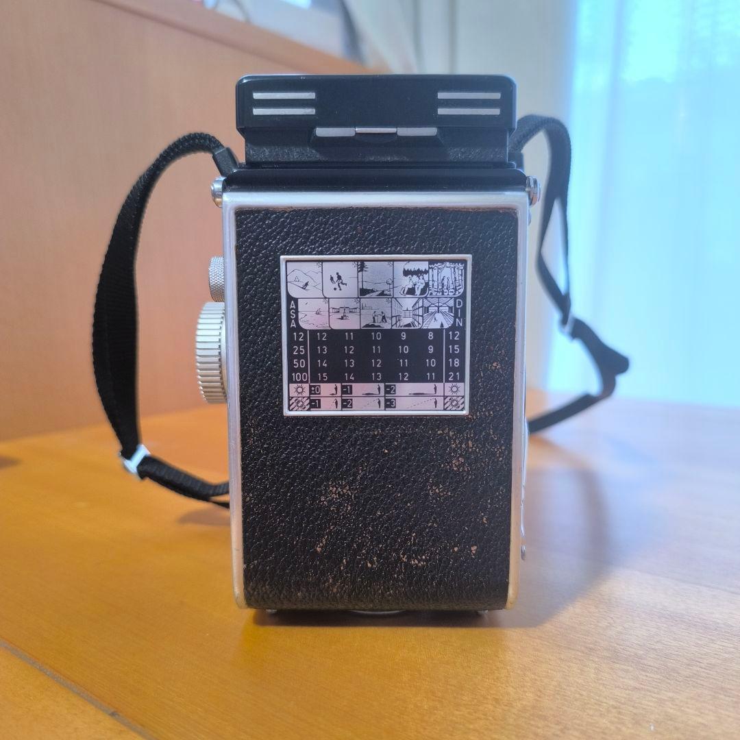 二眼レフカメラ ローライフレックス3.5Bファインダー明るい