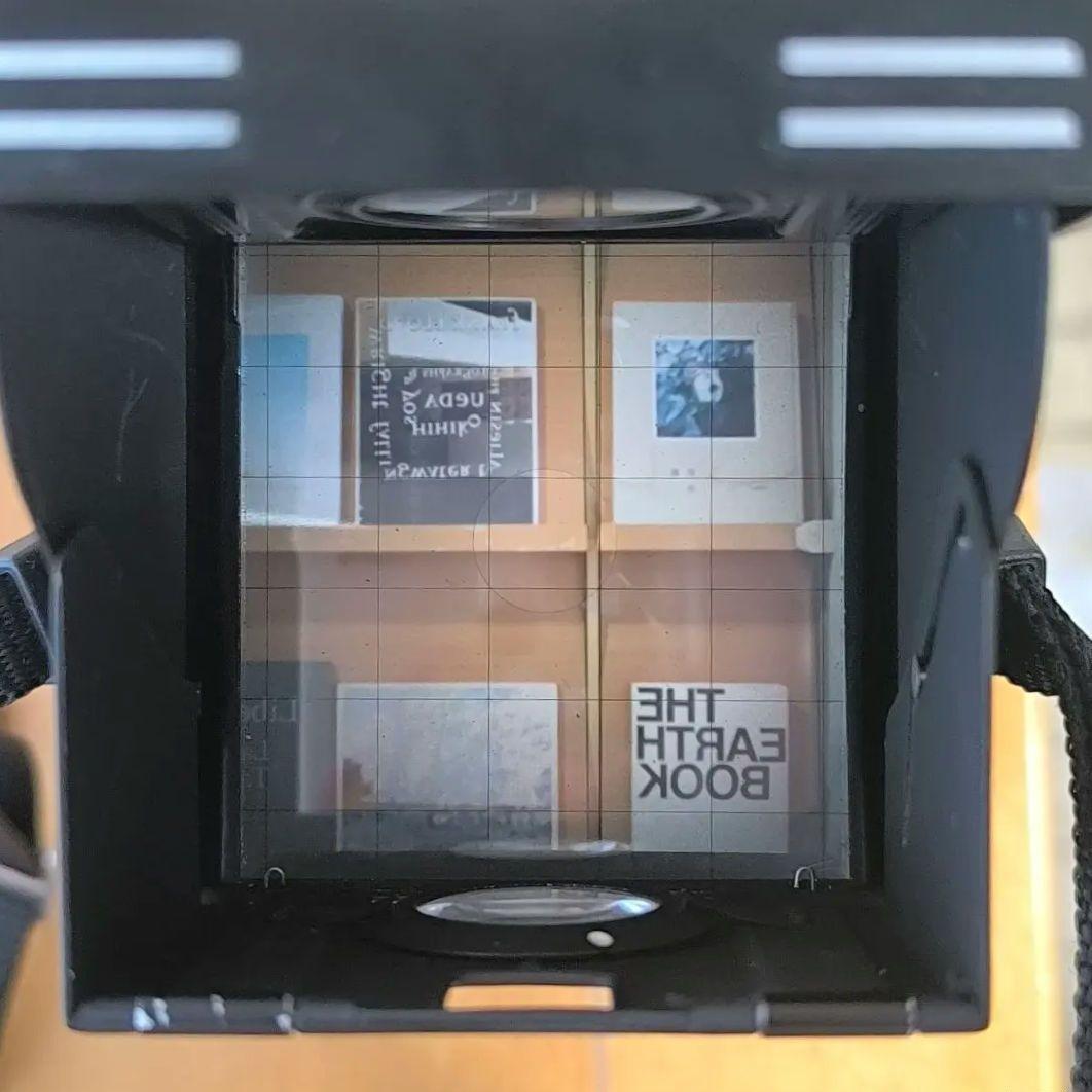 二眼レフカメラ ローライフレックス3.5Bファインダー明るい