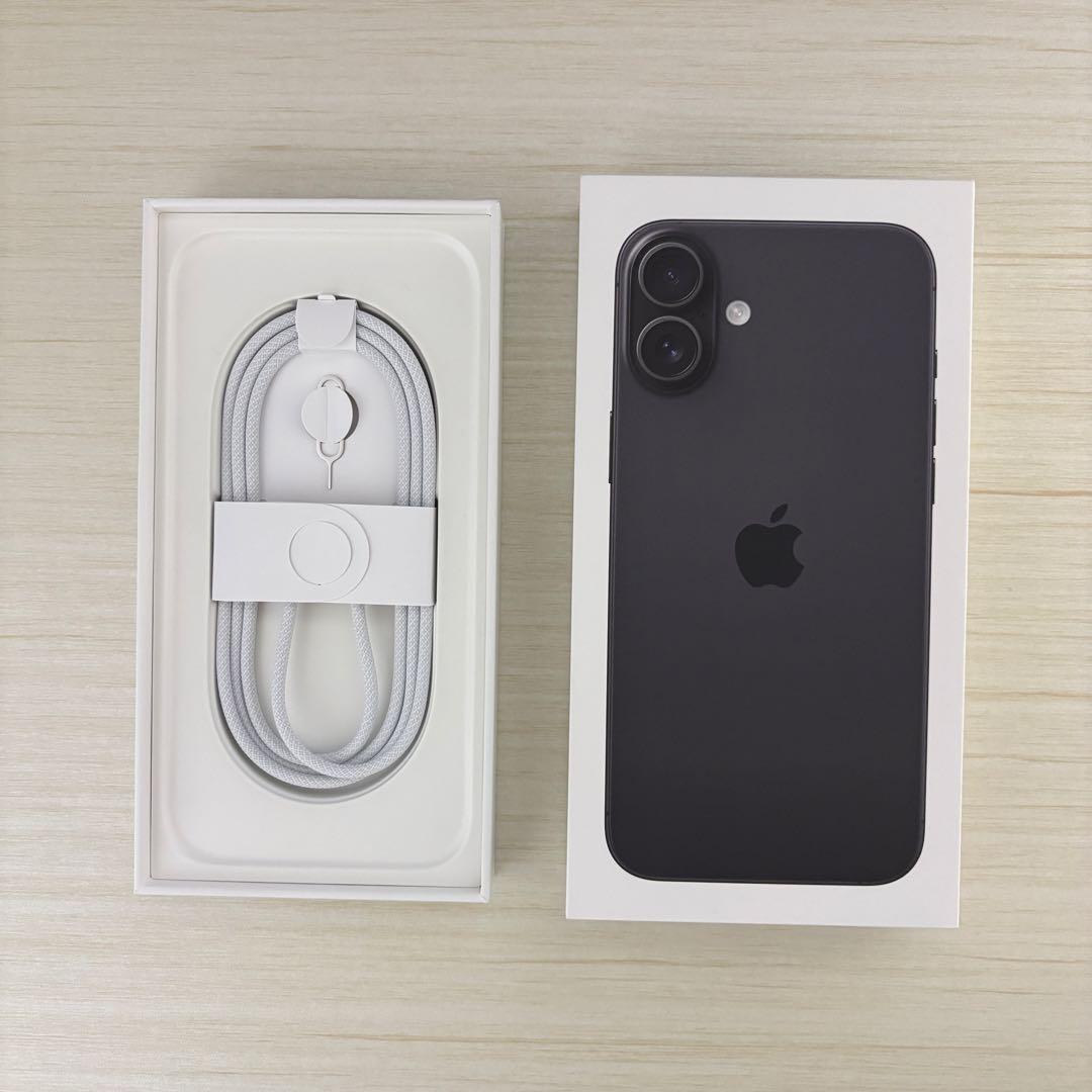 Apple iPhone 16Plus 128GBスペースグレー