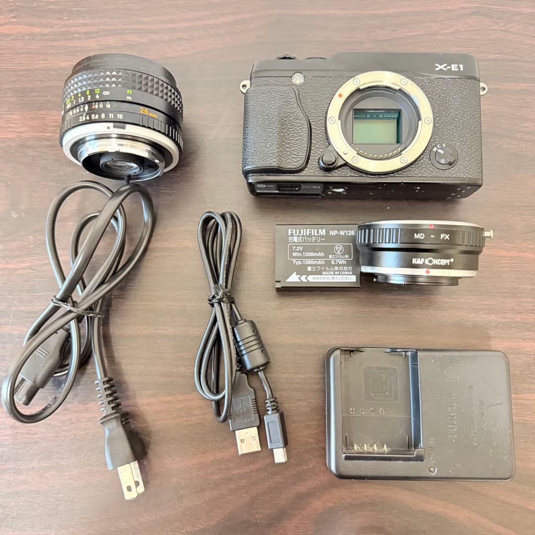 FUJIFILM X-E1 デジタルカメラ　オールドレンズセット