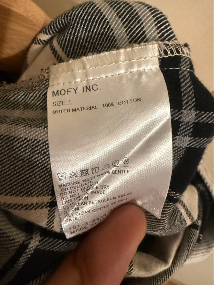 SEQUEL チェック柄長袖シャツ Lサイズ