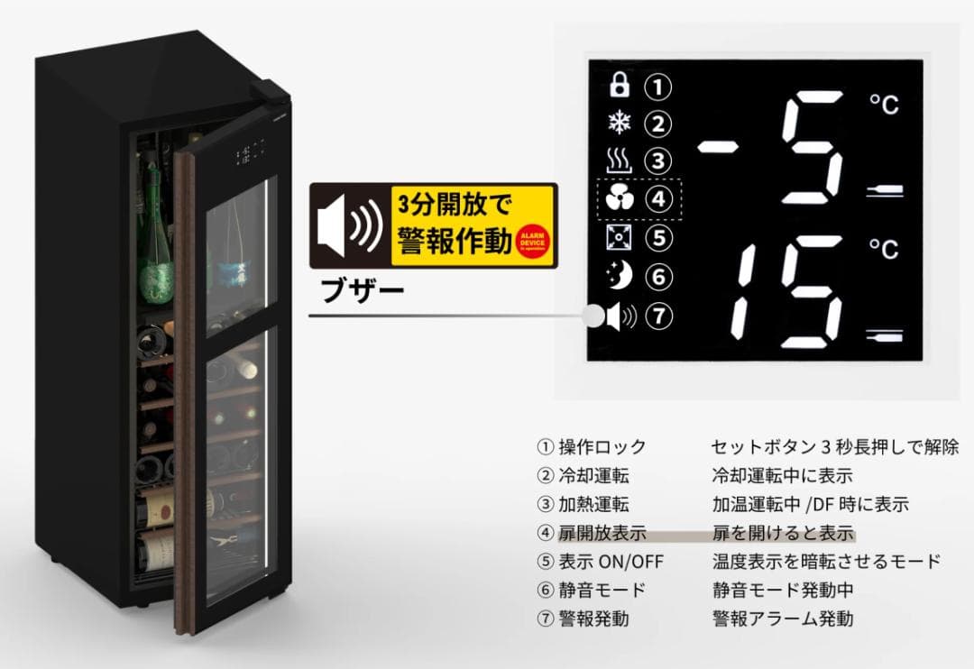 ◎最安値！さくら製作所 氷温M5 ワインセラー 日本酒セラー GX50DM525