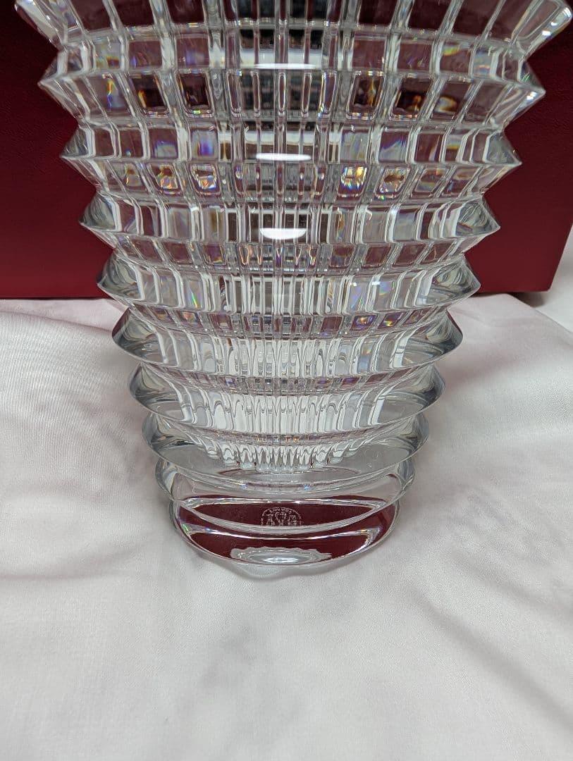 Baccarat バカラ アイベースS クリスタル ガラス花瓶 フラワースタンド