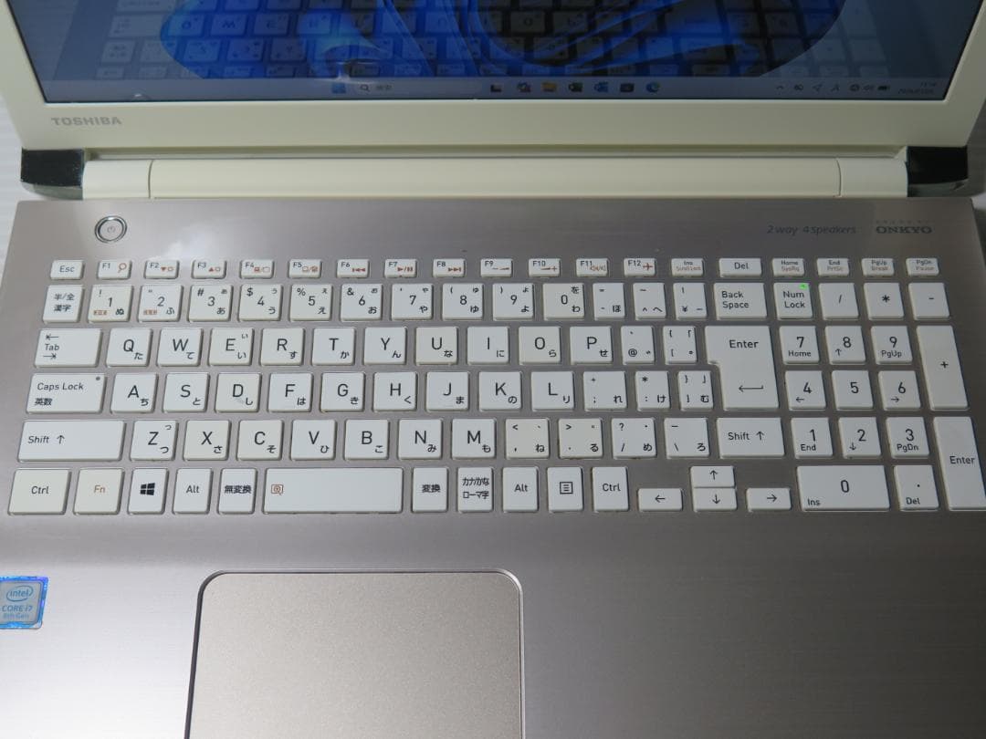 美品★Dynabook 第8世代 i7/8550U★ 512GB /メモ16GB