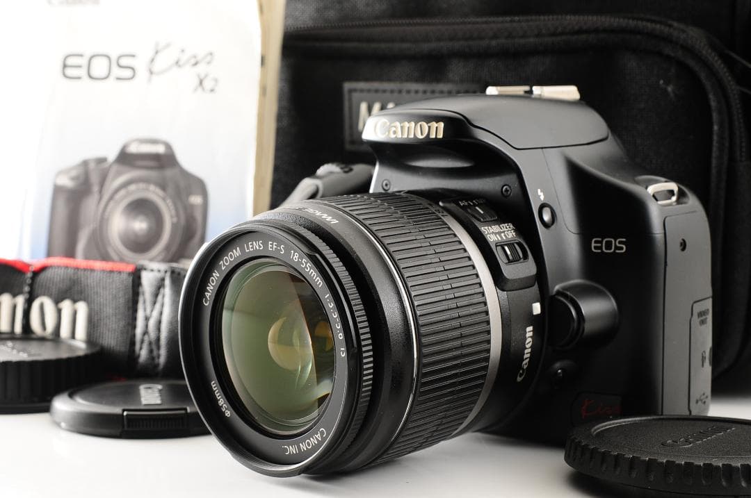 【ほぼ新品】 キャノン Canon EOS Kiss X2 レンズキット