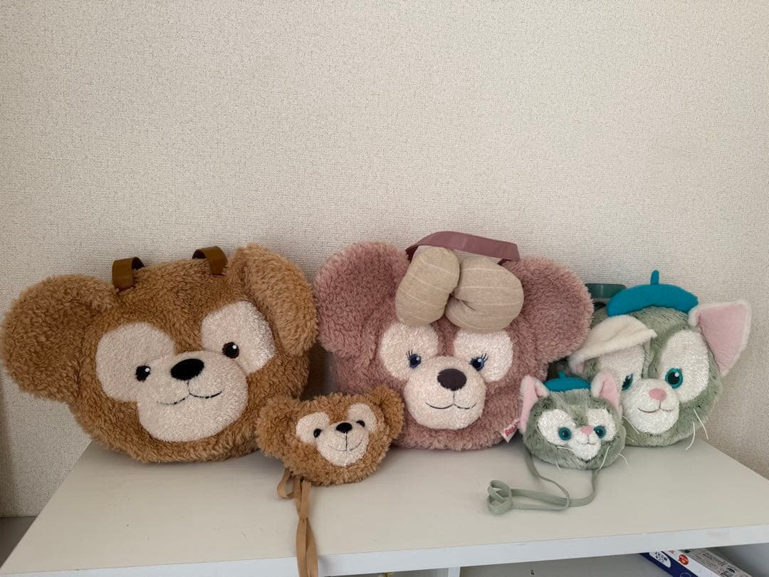 ダッフィー＆フレンズ5点セットダッフィー シェリーメイ ジェラトーニ