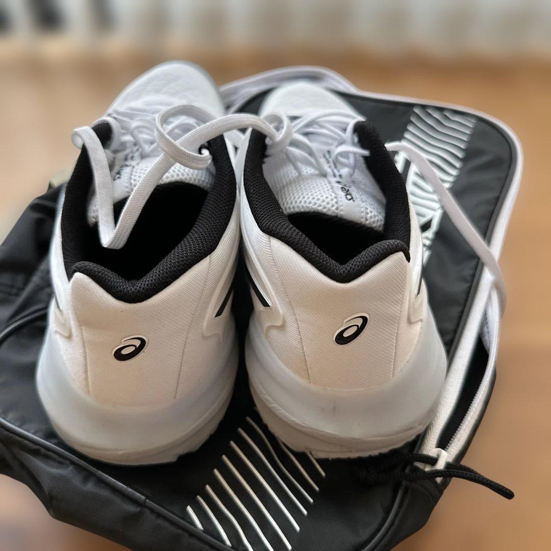 最終大幅お値下☆断捨離☆アシックスソフトテニス砂入りオムニクレー用テニスシューズ