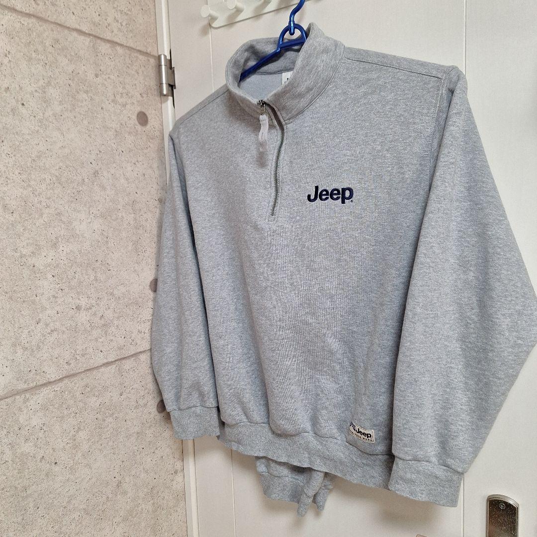 JEEP　XL　スウェット　セットアップ　ハーフジップ　ジープ　アメ車