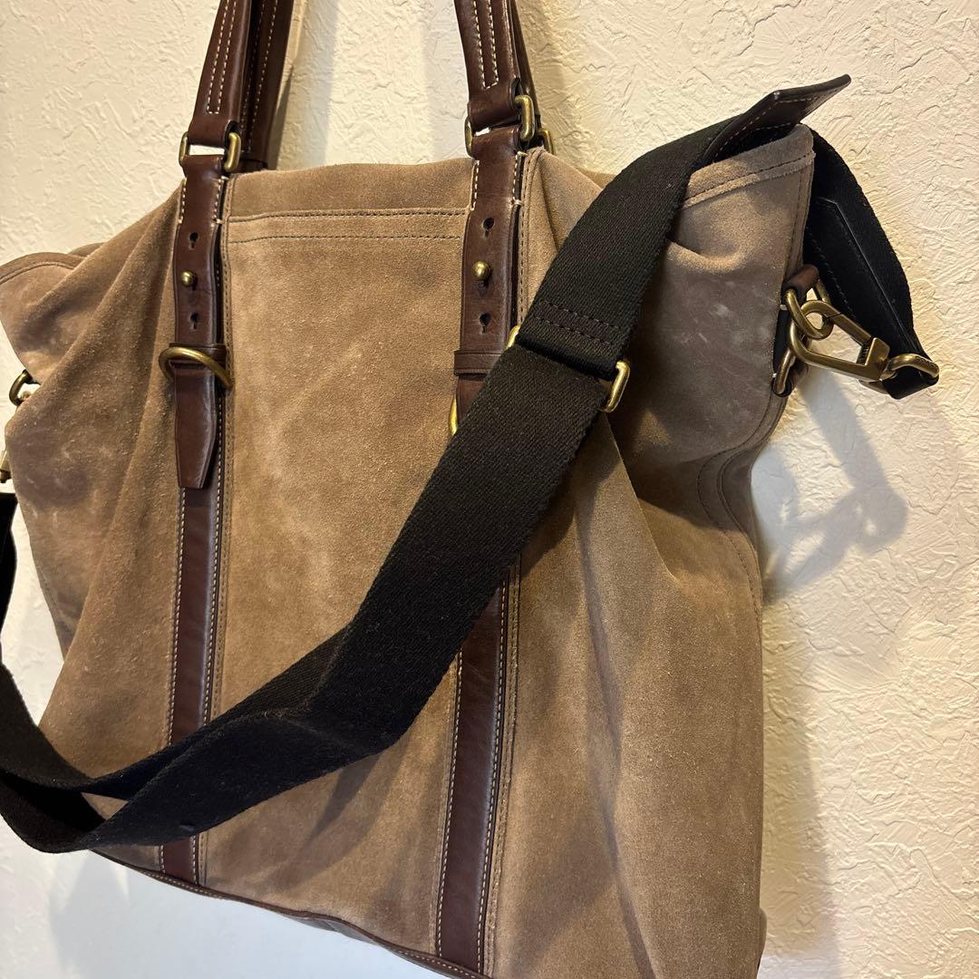 OLD コーチ　トートバッグ　COACH ショルダーバッグ　スウェード
