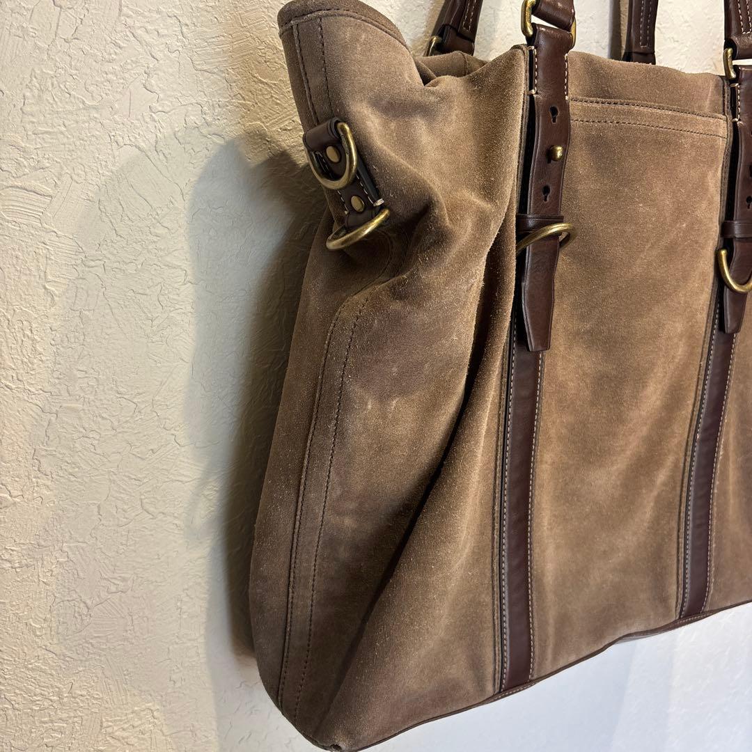 OLD コーチ　トートバッグ　COACH ショルダーバッグ　スウェード
