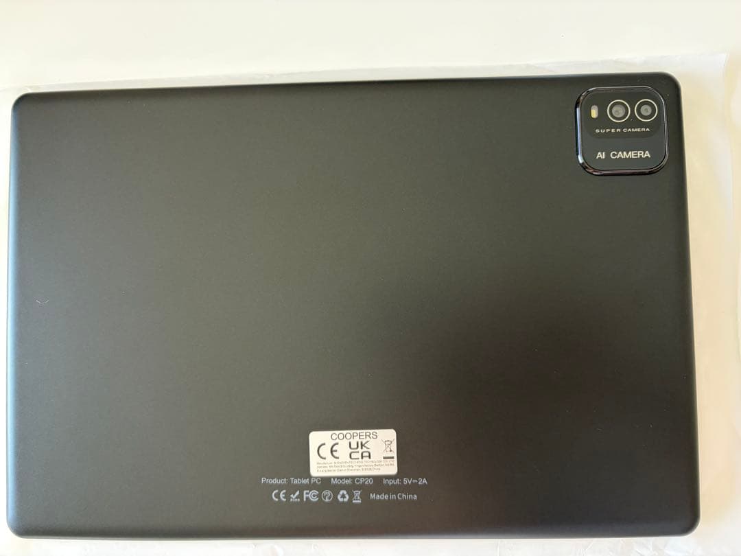 新品未使用】高性能タブレットPC CP20 Wi-Fi対 AIカメラ搭載｜即発送
