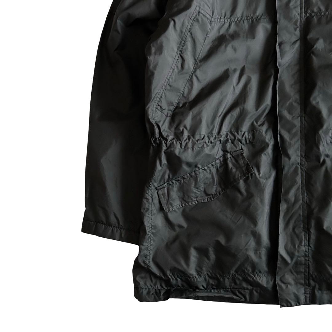 【希少】90s OLD GAP 裏フリース モッズコート ブラック 白タグ