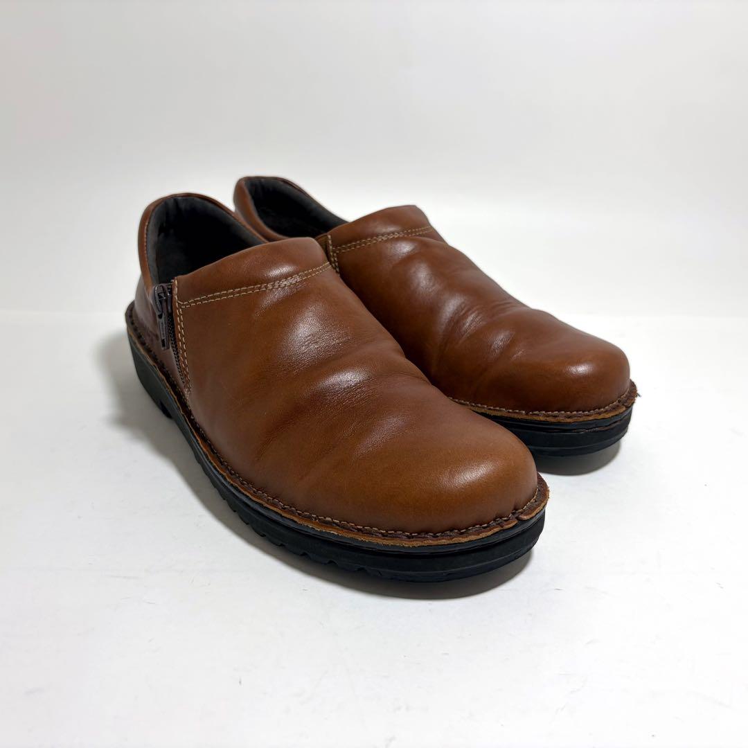 美品☆NAOT CLARA ナオト クララ スリッポン レザー 39 24.5