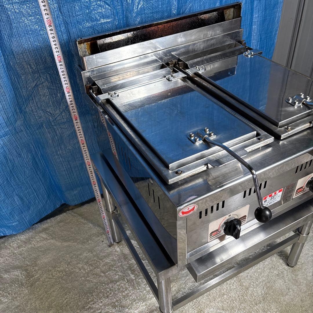 ★良品マルゼン業務用餃子焼き機台付MOZ-066 2020年式★直接引き取り歓迎