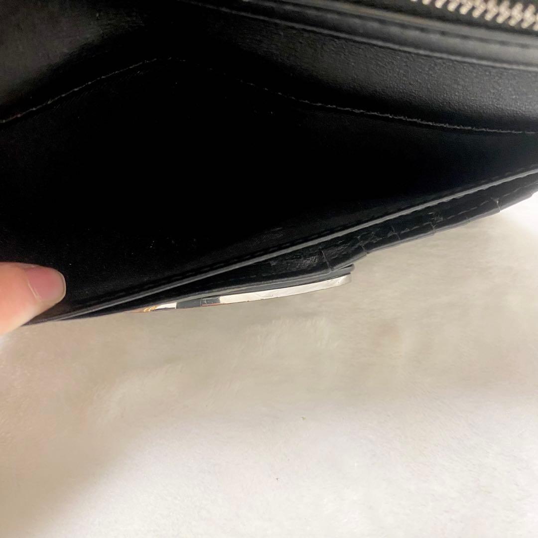 DIESEL ディーゼル 長財布 X08823 Dロゴ レザー　黒　オーバルD